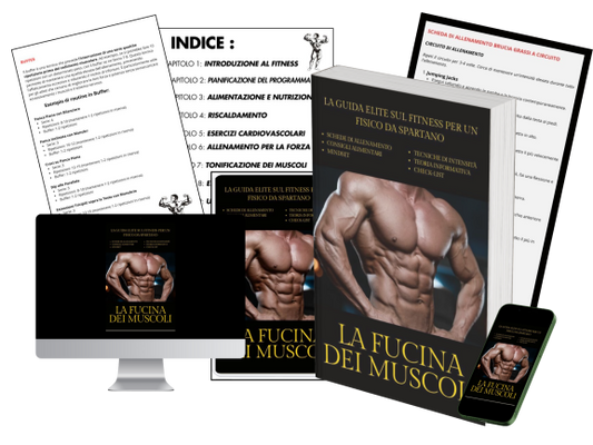 "LA FUCINA DEI MUSCOLI"    il Manuale completo sul fitness